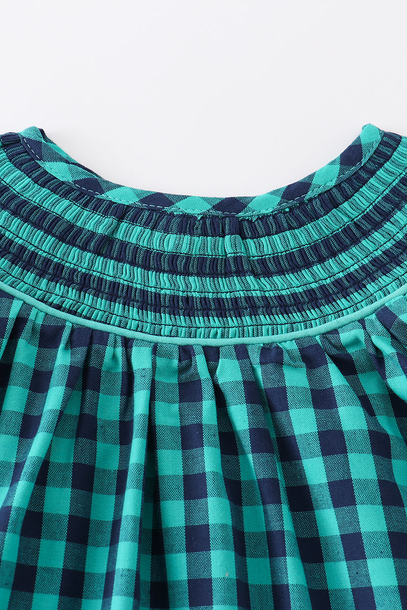 Forest plaid dress