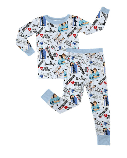 Binge Worthy | Grey's Blue - Jammies Set [PREORDER - ships FEBRUARY]