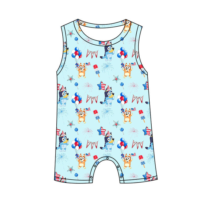 PATRIOTIC SISTERS | Tank Romper