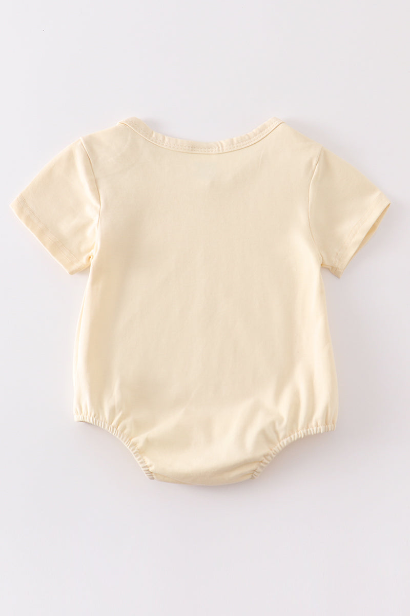 Beige blank basic t-shirt Adult Kids and baby bubble