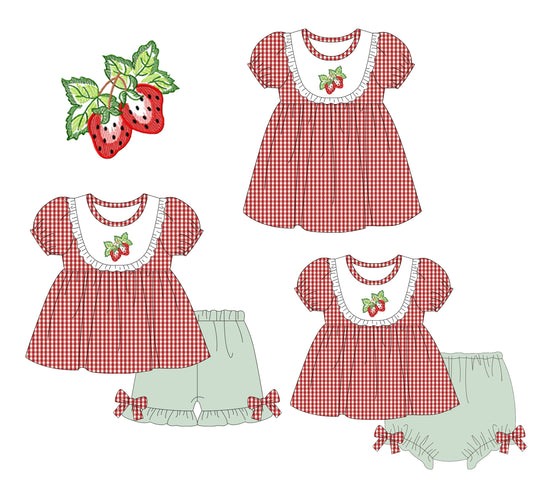 Plaid Strawberry Collection - Ships January 2025