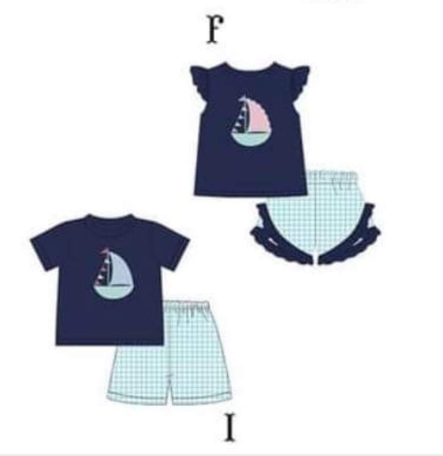 Sail Away Short Set Collection