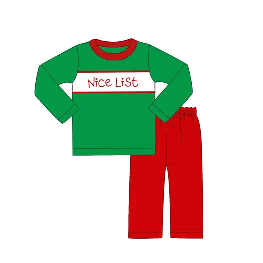 Nice List Embroidered Collection