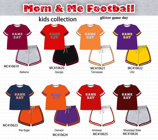 PO42 Collegiate game day glitter kids collection - Ships June