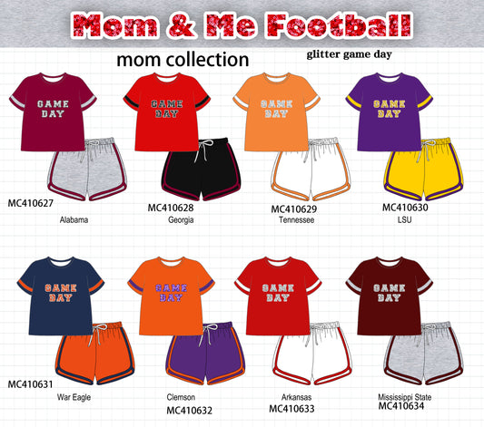 PO42 Collegiate game day glitter mom collection - Ships June