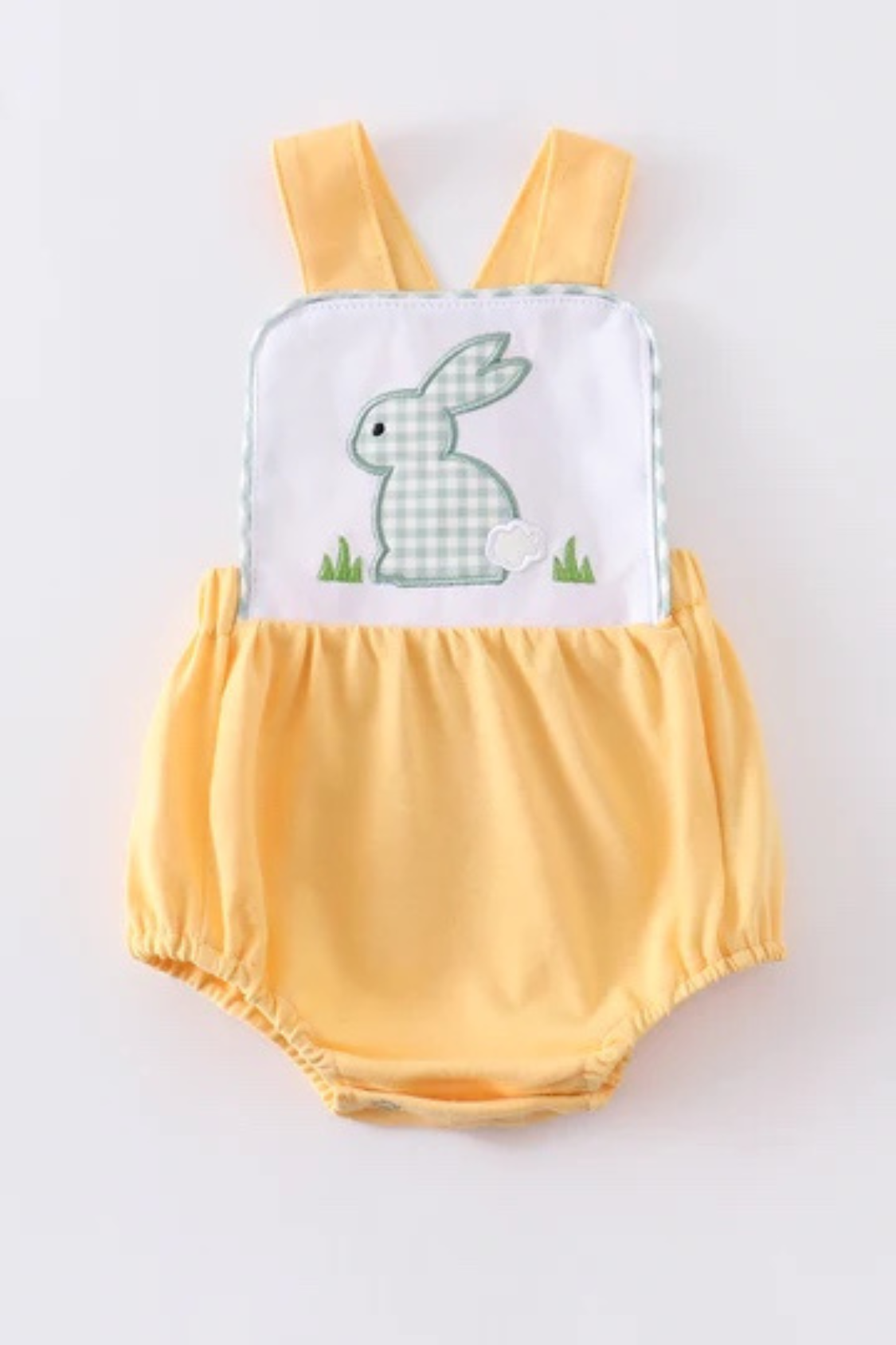 Yellow Easter Bunny Appliqué Set