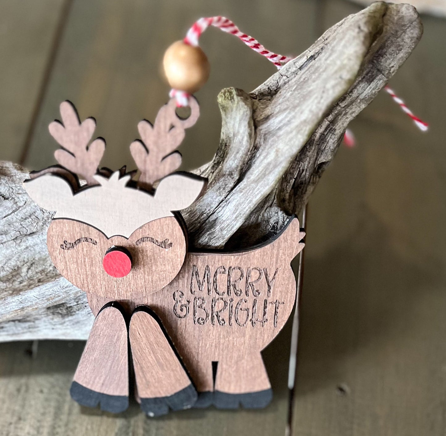 Christmas Reindeer Ornament Kids DIY Painting Kit.