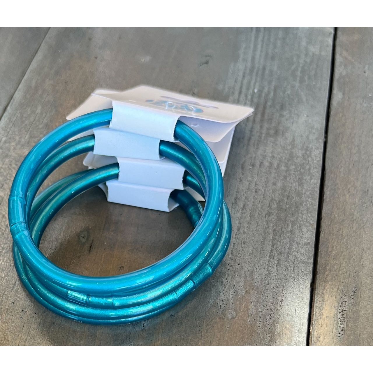 Foil Colors Silicone Bangle Bracelets - OBX Prep