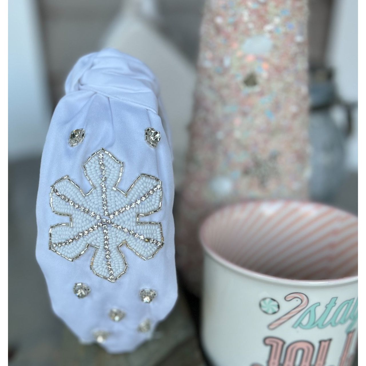 Glam Snowflake Beaded Headband - OBX Prep Exclusive - OBX Prep