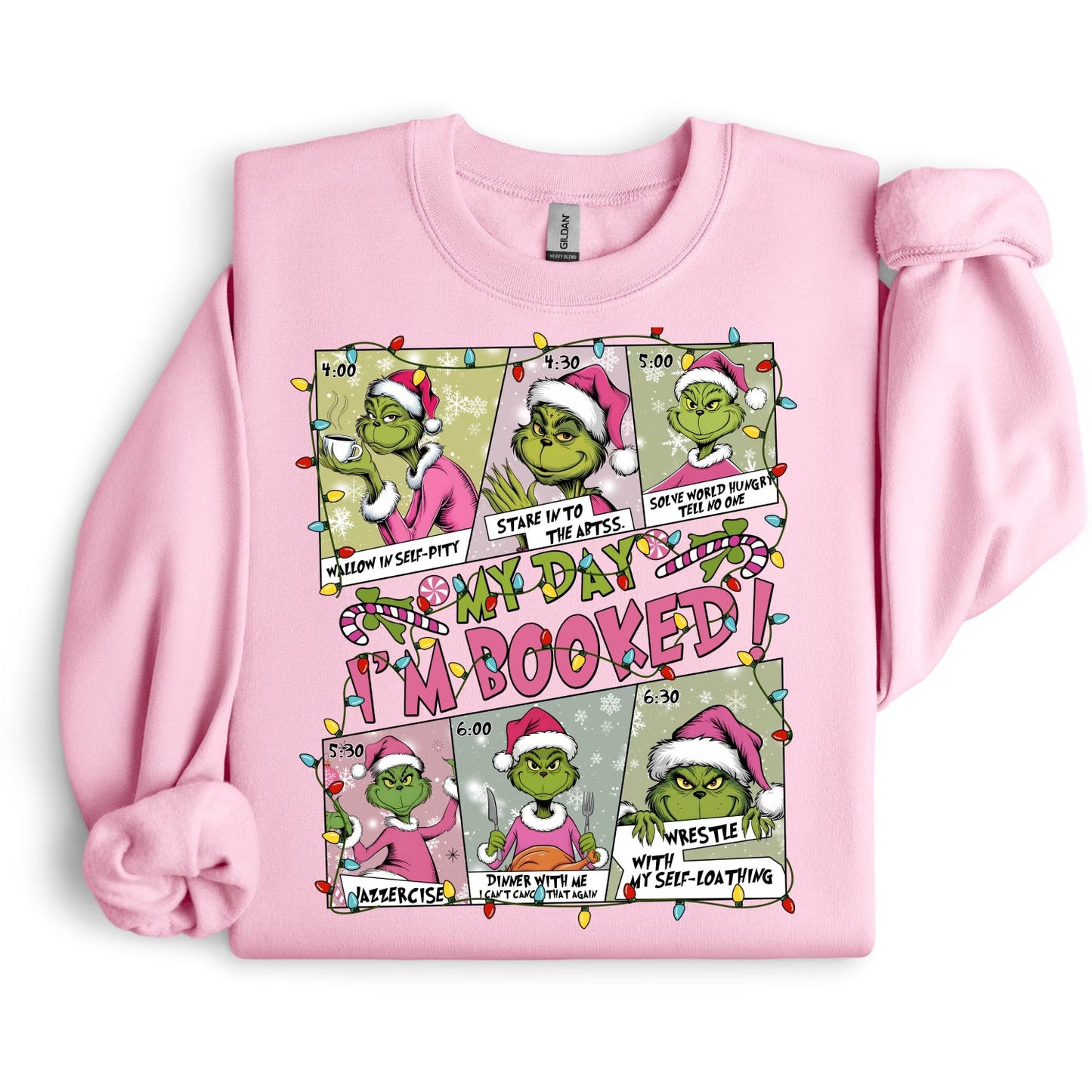 The Grinch My Day Is Booked TEE.