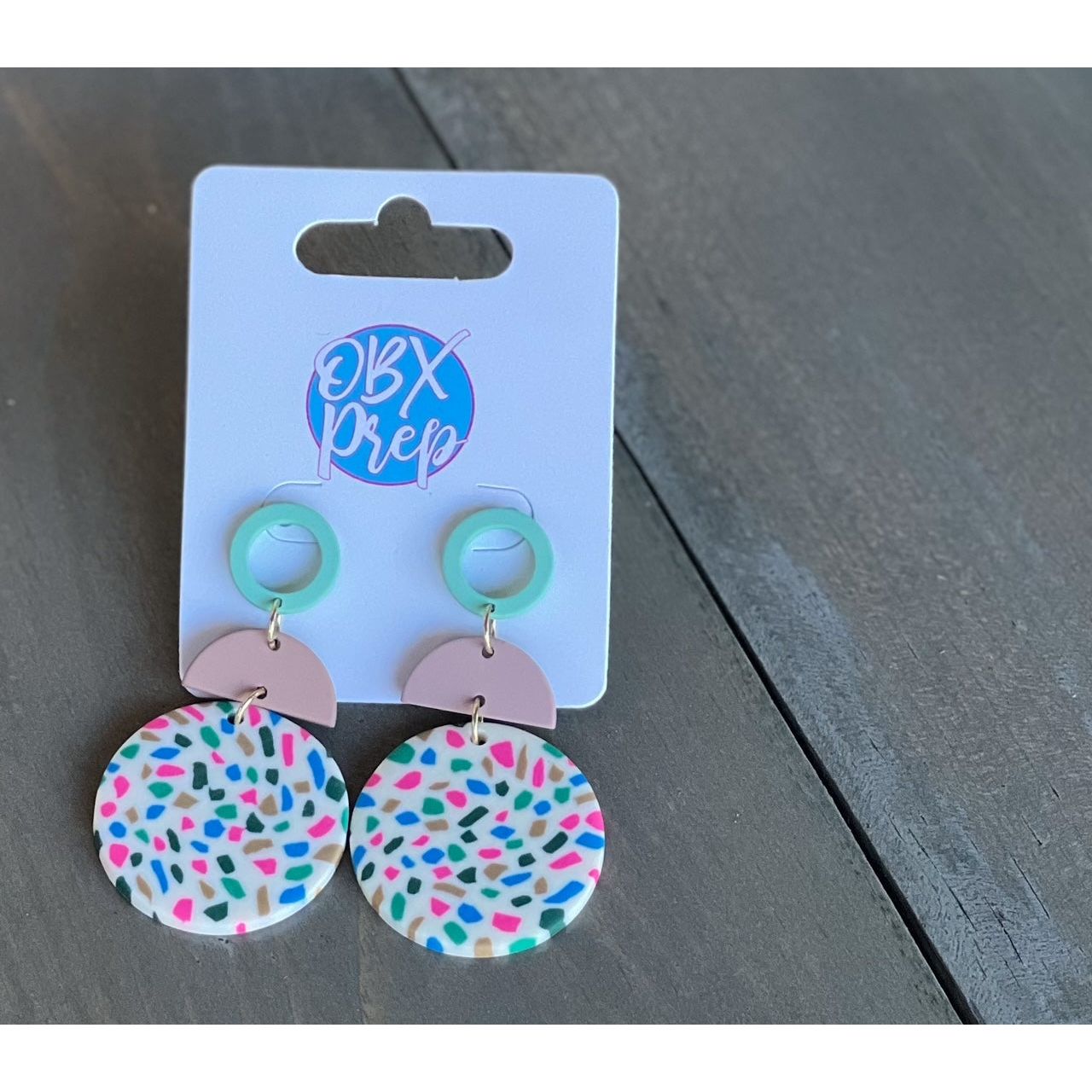 Lilly Spring Polymer Clay Drop Earrings- Restocking - OBX Prep