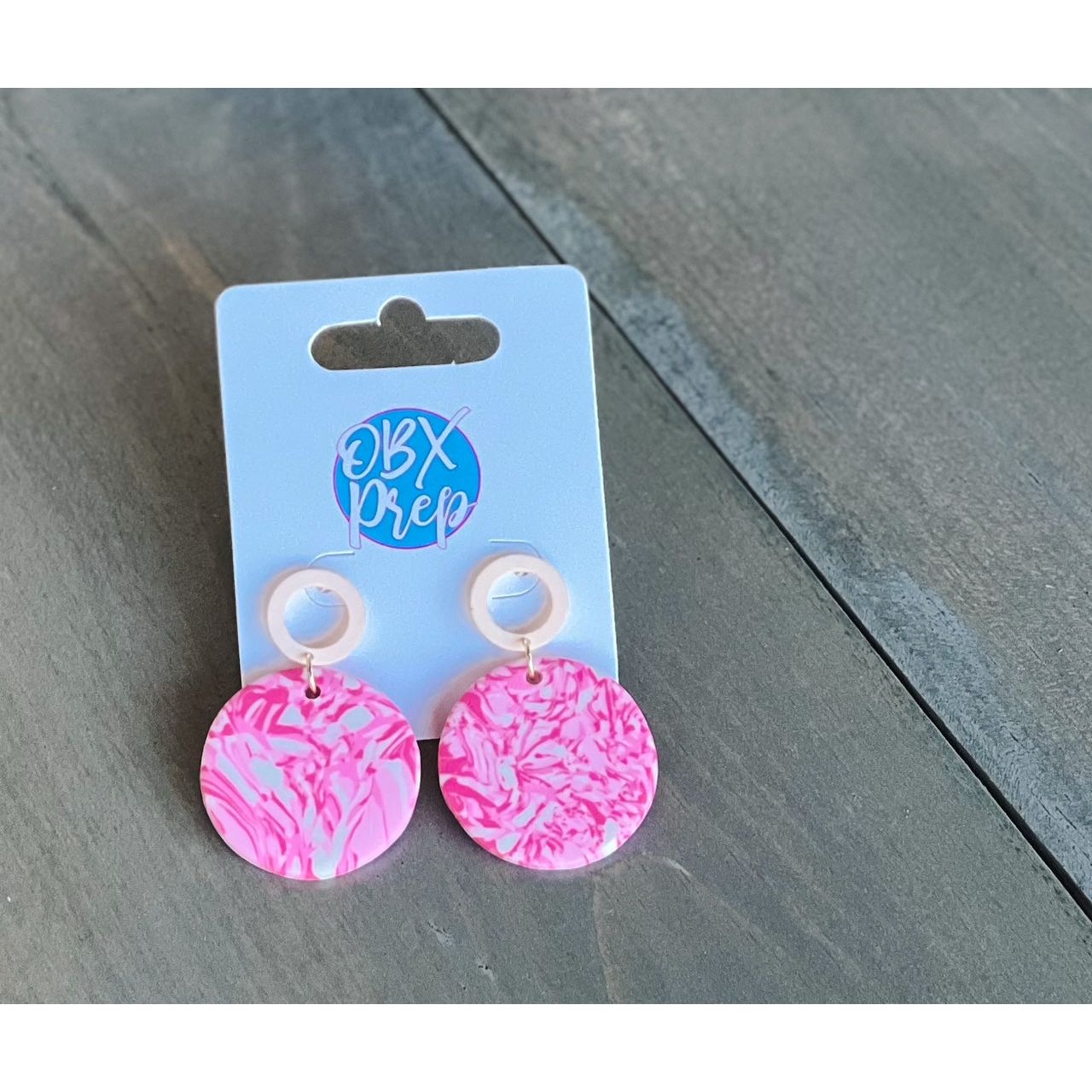 Lilly Spring Polymer Clay Drop Earrings- Restocking - OBX Prep