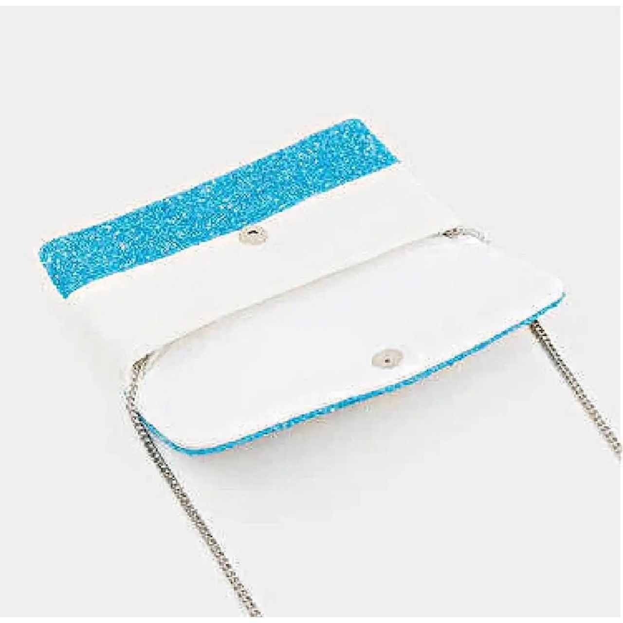 Lemon Turquoise Seed Beaded Clutch Bag - OBX Prep