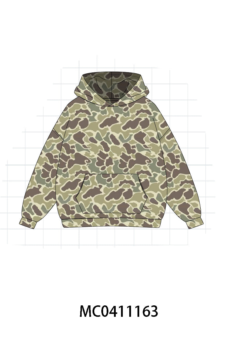 PO44 Camoflage print hoodie collection - Ships July