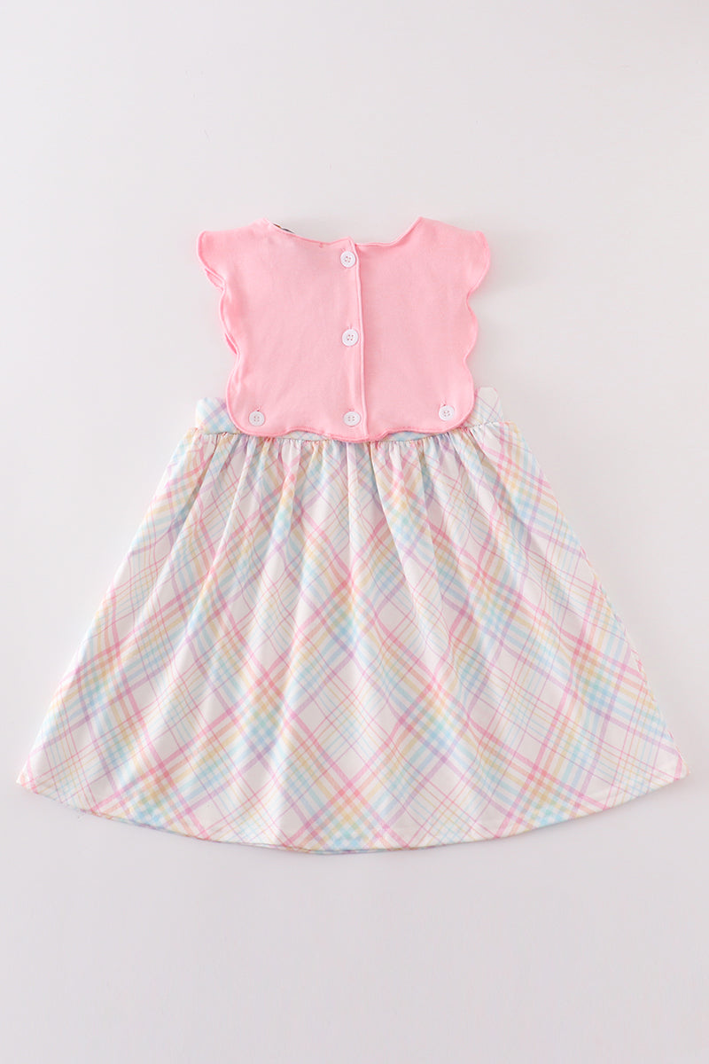 Pink popsicle applique dress