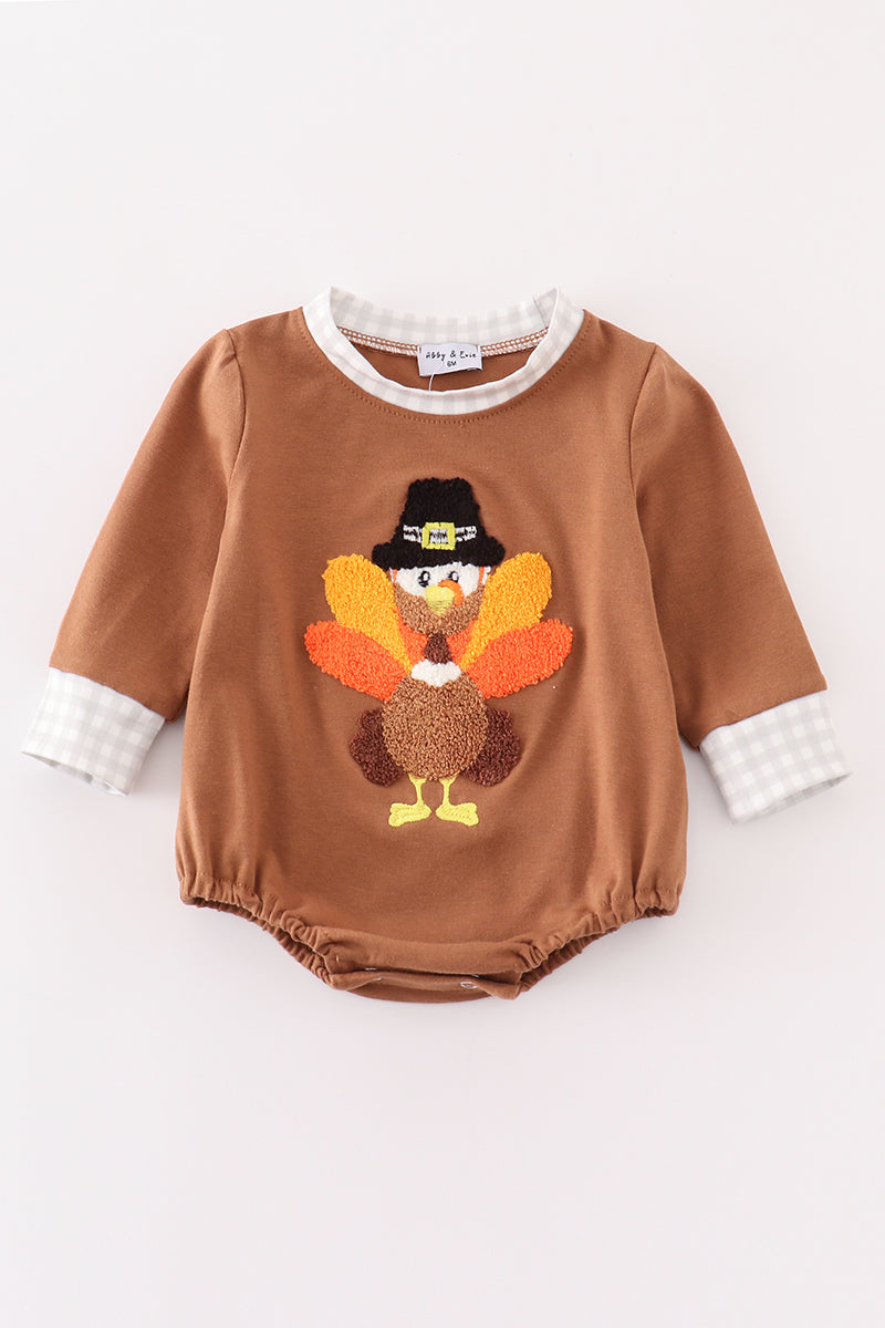 Brown turkey french knot boy bubble