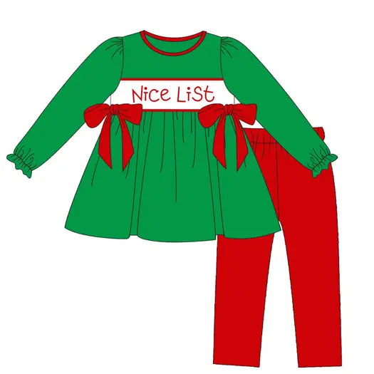 Nice List Embroidered Collection