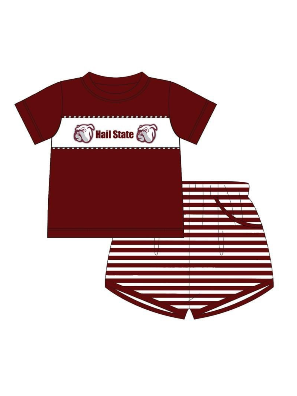 Hail State Embroidered Toddler Collection