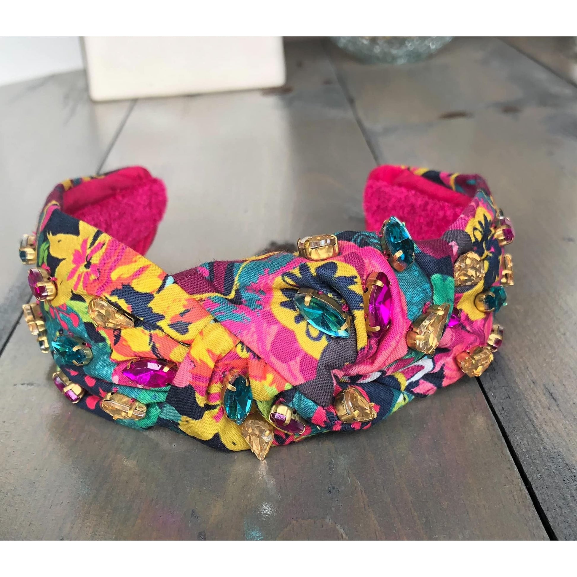 Paradise Summer Jewel Top Knot Headband -Exclusive OBX Prep - OBX Prep