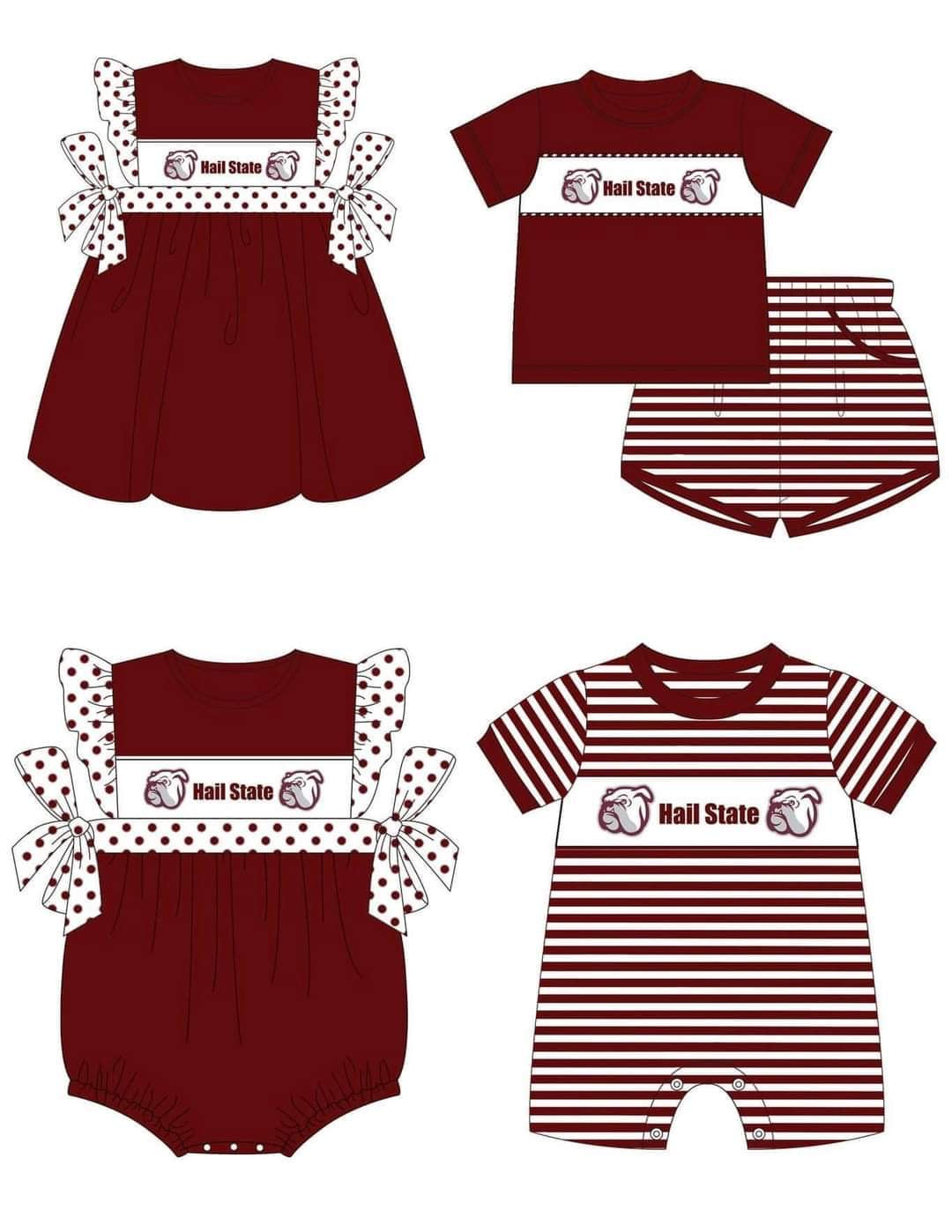 Hail State Embroidered Toddler Collection